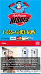 Mobile Screenshot of hotwaterheroes.net